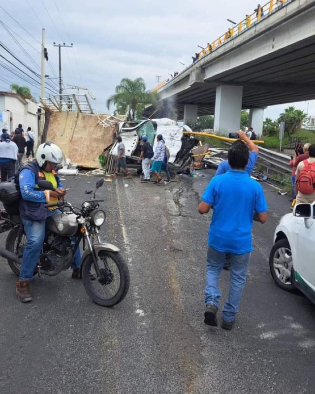 No se informó qué transportaba el vehículo.