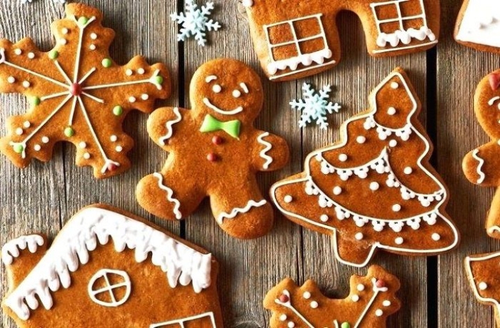 Comienza diciembre con estas deliciosas galletas navideñas de jengibre