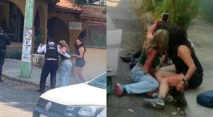 Mujeres se viralizan por tomarse selfie tras fuerte volcadura en Cuernavaca