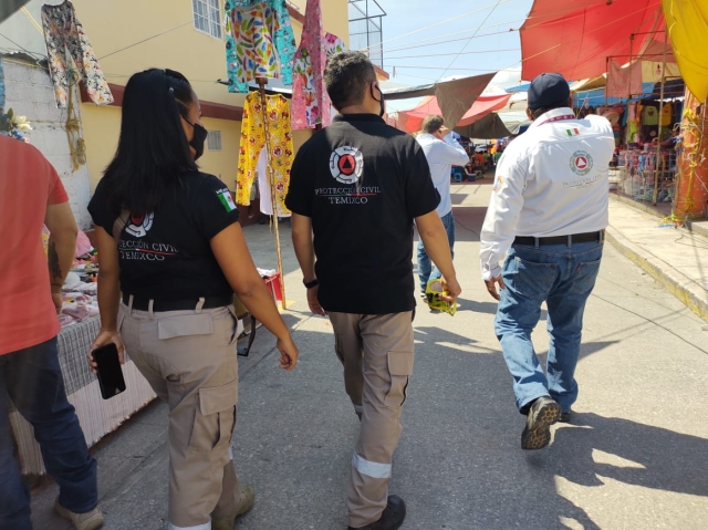 Continúa &#039;Convoy, unidos por Morelos ante el covid-19&#039; supervisión en tianguis