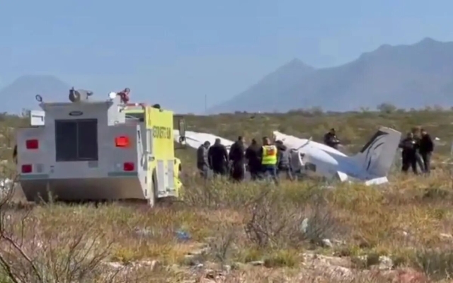 Avioneta se desploma en Ramos Arizpe; hay cuatro muertos