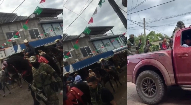 Captan a presuntos sicarios del CJNG en desfile religioso en Zirándaro, Guerrero