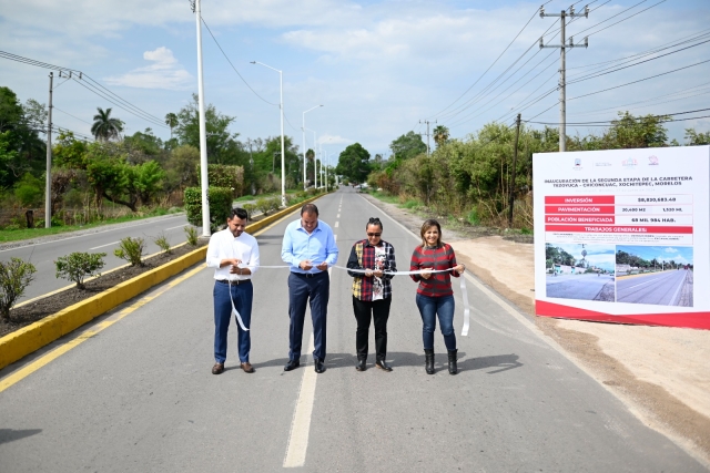 Impulsa gobierno de Cuauhtémoc Blanco modernización de infraestructura vial en Xochitepec