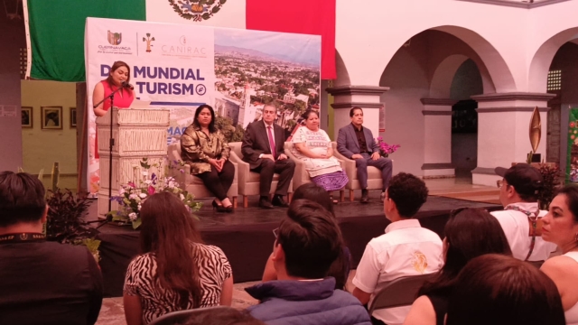 Encabeza Suárez Gerard, con prestadores de servicios y estudiantes, Día Mundial del Turismo en MuCiC