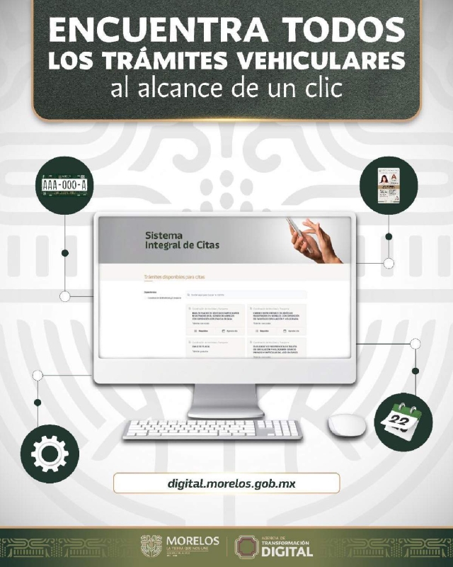 La Agencia de Transformación Digital del gobierno del estado promueve la realización de los trámites vehiculares mediante cita en línea.