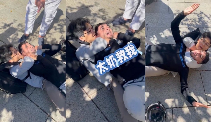 Ladrón intenta robar una cámara y termina arrestado tras ser neutralizado con técnica de defensa personal | VIDEO