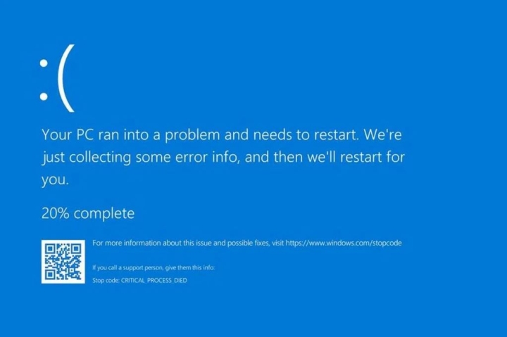 Regresa la famosa pantalla azul de la muerte a Windows 11