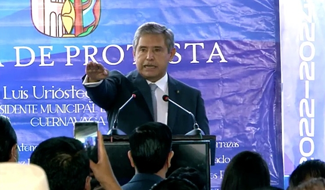 Toma de protesta del alcalde electo de Cuernavaca, José Luis Urióstegui