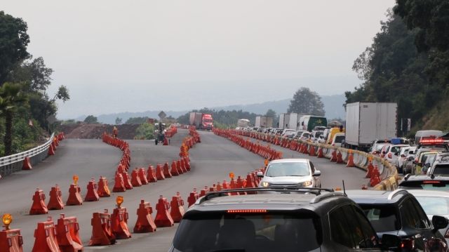 Ofrece SICT alternativas viales por cierre de obras de autopista Tepoztlán-Cuernavaca