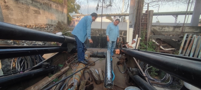 Recibe SAPAC nuevo equipo de bombeo para restablecer el servicio en Patios de la Estación