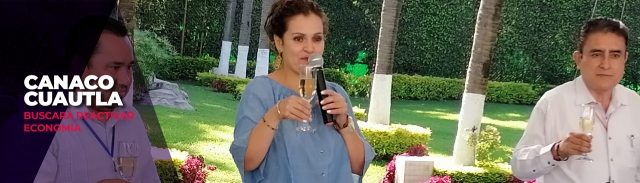María Guadalupe Vásquez asumió la presidencia de la mesa directiva de la Canaco-Servytur de Cuautla y la región oriente.