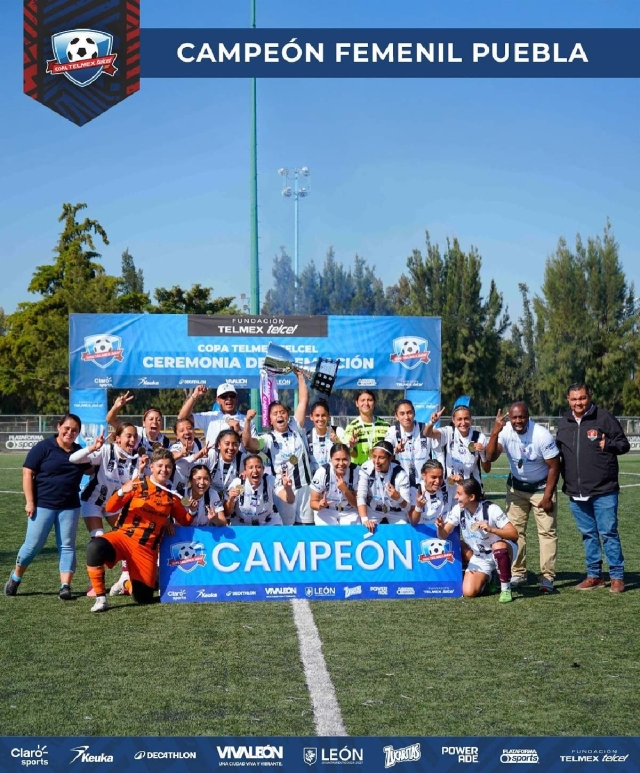 La escuadra de Puebla se coronó campeona de la Copa Telmex Telcel.