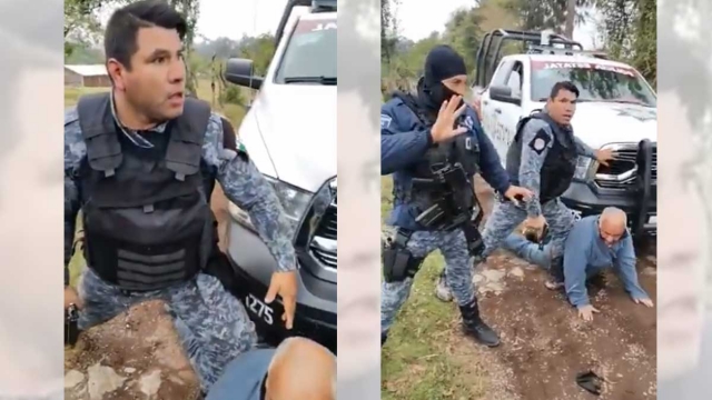 Denuncian abuso policial contra adulto mayor en Puebla.