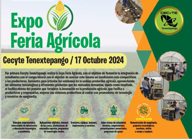 Se alista Cecyte Tenextepango para la Primera Expo Agrícola