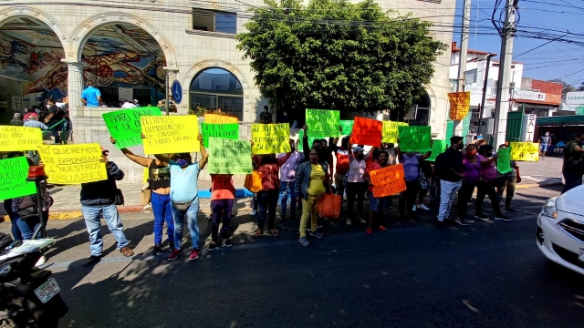 Pacientes renales protestaron en bulevar Juárez