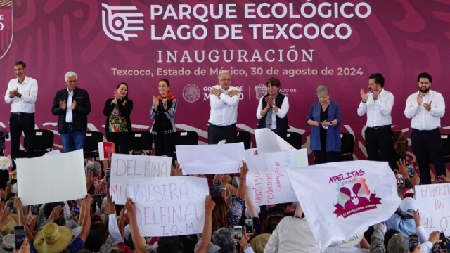 AMLO inaugura el Parque Ecológico Lago de Texcoco