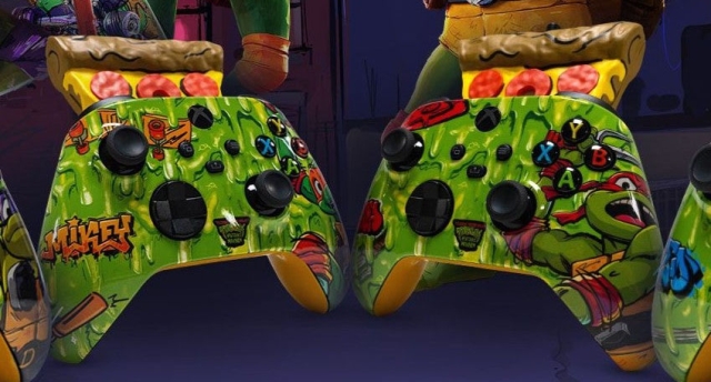 Control con aroma a pizza: Xbox celebra a las Tortugas Ninja