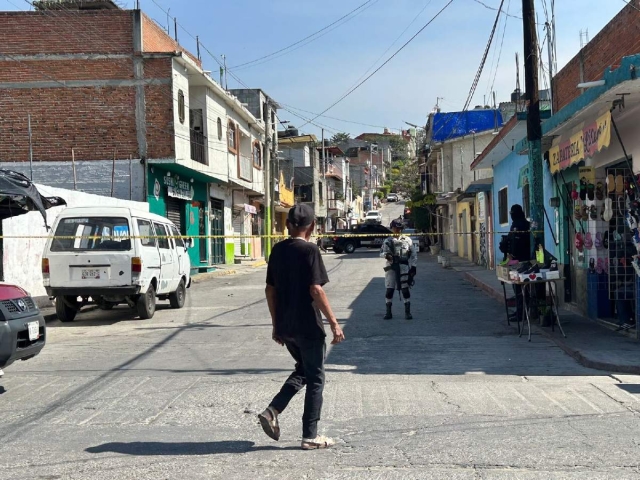   El homicidio ocurrió en la calle Lucio Rebolledo.