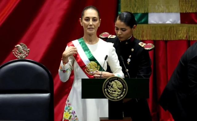 Toma de protesta de Sheinbaum: México tiene a su primera presidenta mujer