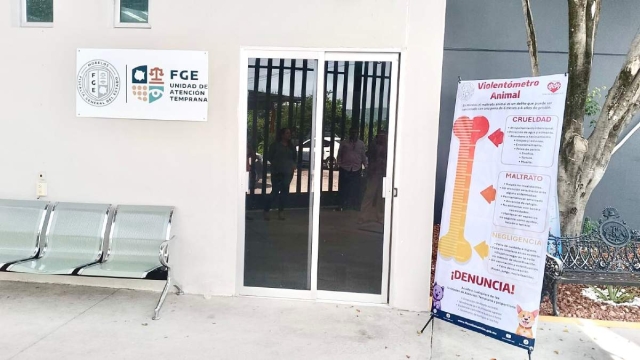 Instalan "Violentómetro animal" en sedes de la FGE