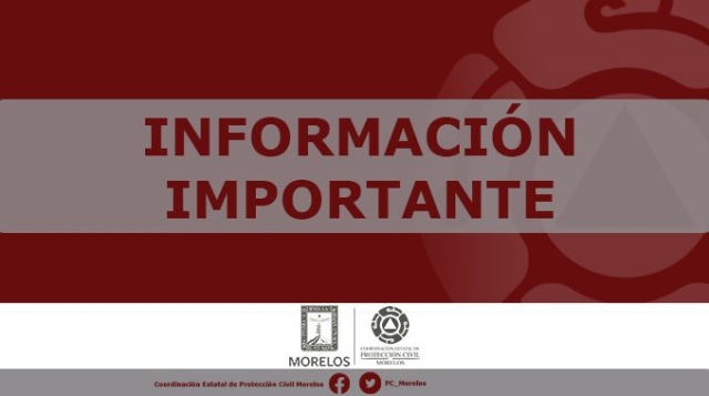 Emite PC alertamiento en Miacatlán y Puente de Ixtla por incremento de cauce del río Tembembe