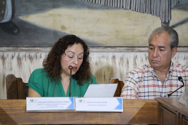 La síndica en funciones de alcaldesa, Verónica Atenco, confirmó el retorno de JLU a sus funciones. 
