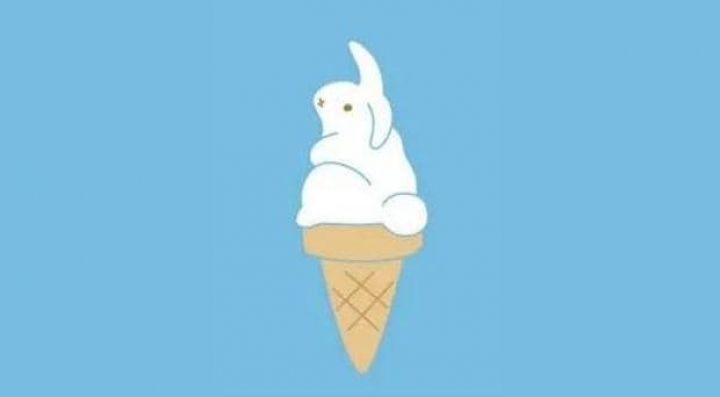 ¿Qué ves primero un conejo o un helado?
