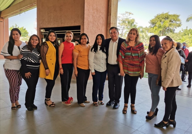 Trabajo coordinado entre gobierno de Jiutepec y sector educativo