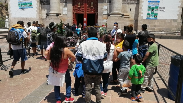 Disminuye 50% afluencia de visitantes al santuario de Chalma, en Semana Santa