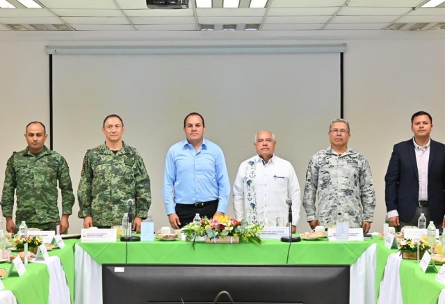 Reconoce Cuauhtémoc Blanco compromiso de instituciones de seguridad para combatir la comisión de delitos en el estado