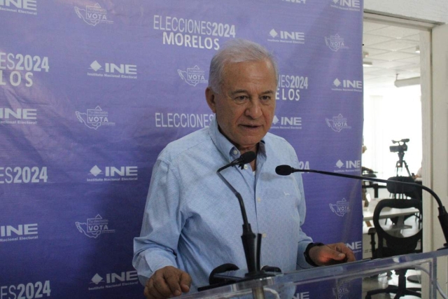Dagoberto Santos Trigo, presidente del Consejo Local del INE Morelos, estimó que el conteo de la elección federal podría tardar algunos días. 