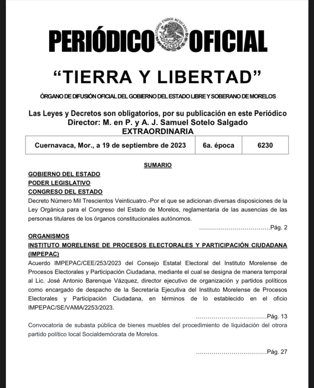 Refrenda Gobierno de Morelos su compromiso por proteger el orden constitucional