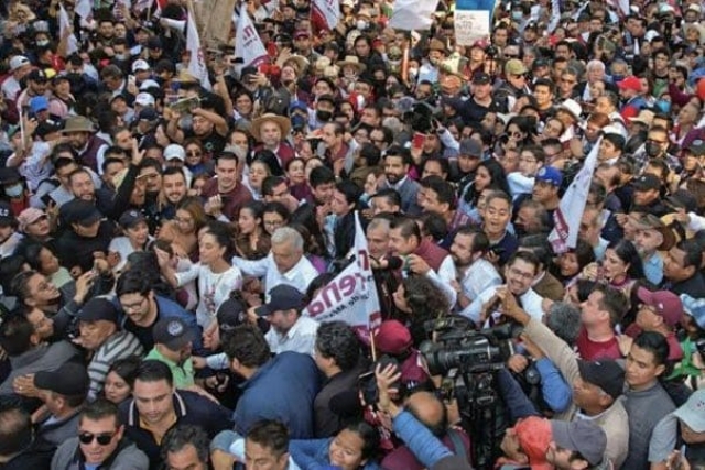 Acompaña Morena Morelos marcha en apoyo a reforma electoral