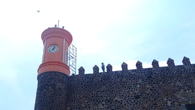 Develan reintegración del torreón de Palacio de Cortés