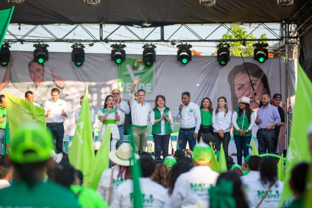 El Partido Verde reafirma que la balanza está del lado de Margarita González Saravia