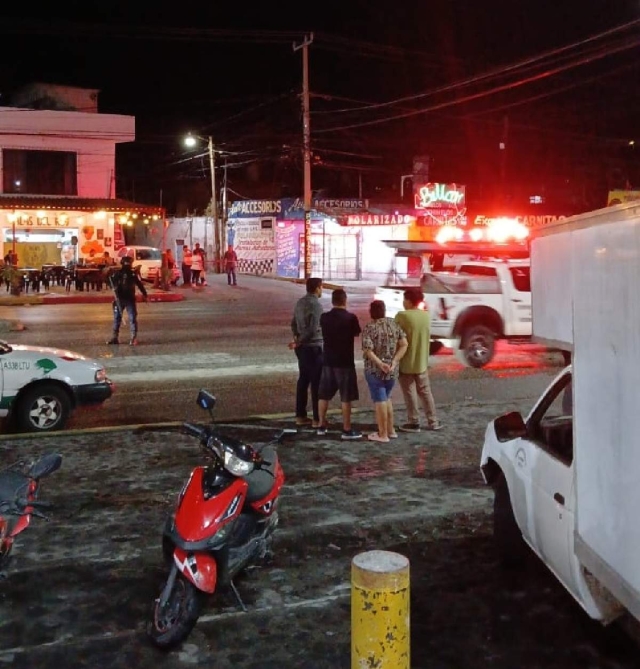 El hombre fue agredido en la avenida principal.