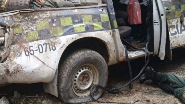 Siete policías fueron brutalmente asesinados en una emboscada en Colombia