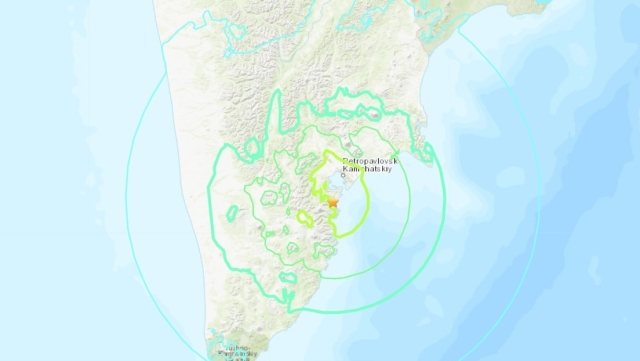 Sismo de magnitud 6.9 sacude la península de Kamchatka, Rusia
