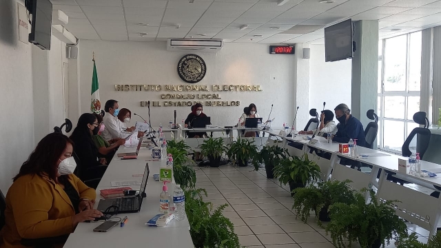 Este viernes sesionó el consejo local del INE Morelos