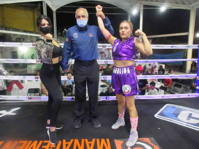 La boxeadora morelense Carolina “Diabla” Contreras buscará su octavo triunfo ante Yeni Mercado, en peso súper mosca.  