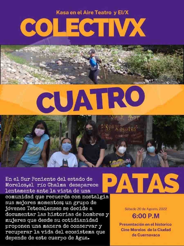 Colectivos de Tetecala presentarán documental del río Chalma en Cuernavaca