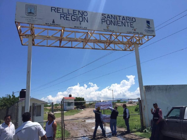 El relleno sanitario fue clausurado por diversas irregularidades.