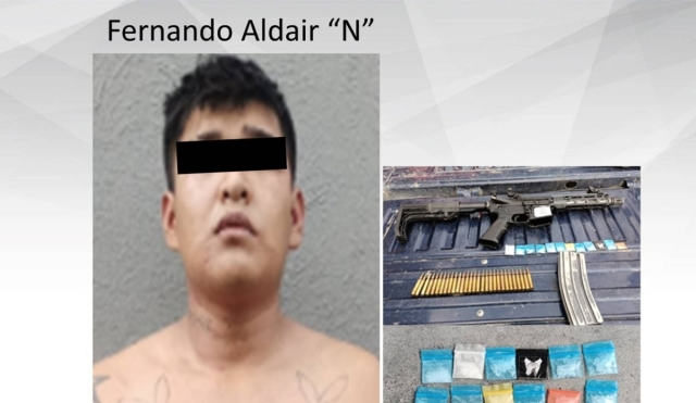 Arrestan a un joven armado en Coatetelco