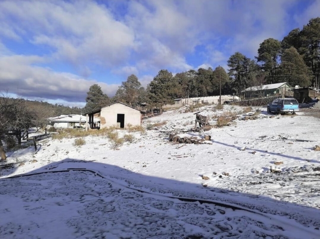 Localidad de Ciénega de la Vaca, municipio de Guanaceví, en la sierra de Durango.