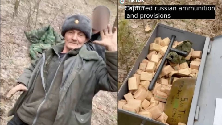 ¡Gran hazaña! Abuelo roba camión ruso con municiones, se los da soldados ucranianos