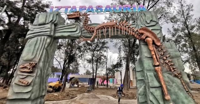 Iztapasauria, el parque que albergará Dinosaurios.