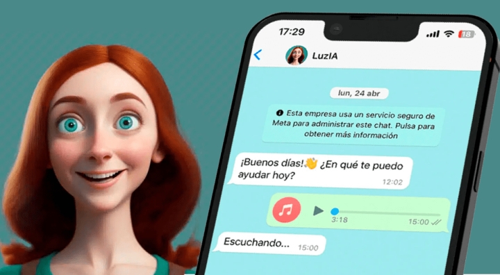 LuzIA, la inteligencia artificial de WhatsApp