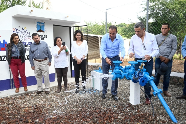 Invierte gobierno de Cuauhtémoc Blanco más de 153 mdp en acciones de agua potable