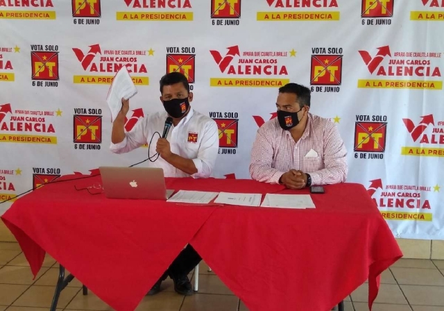Juan Carlos Valencia presentó su declaración patrimonial y fiscal.