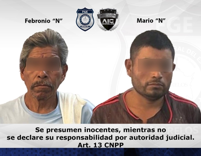 Detienen a padre e hijo acusados de robo